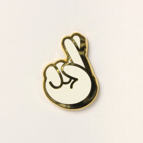 The Charm of The Lucky Fingers Enamel Pin