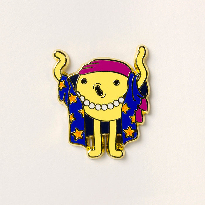 The Charm of Guaranteed* Good Fortune Enamel Pin