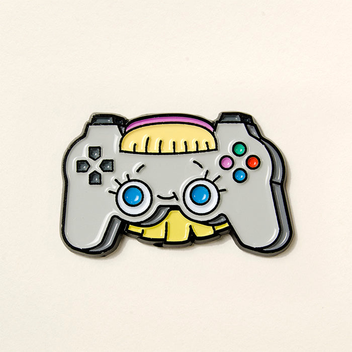 PinMart Retro Video Game Controller Enamel Lapel Pin Set - Classic Gaming Collectible