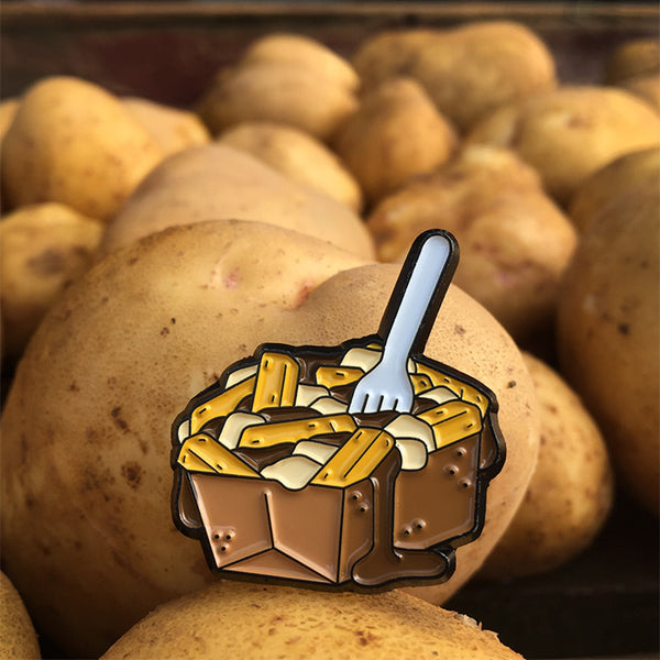 Poutine Pin – Happy Worker